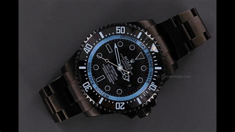 rolex bamford pvd black deepsea sea dweller 116660|rolex 44mm deepsea 116660.